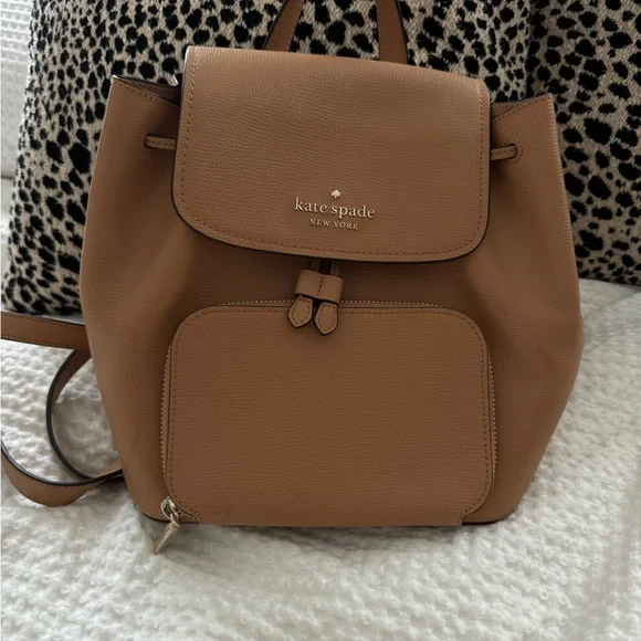 Kate Spade Tan Leather Backpack Kate Spade Tan Leather Backpack main image 3